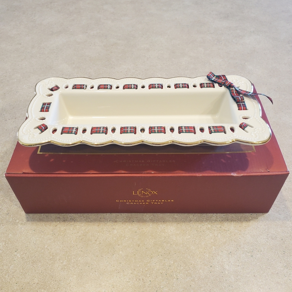 Lenox Christmas Cracker Tray